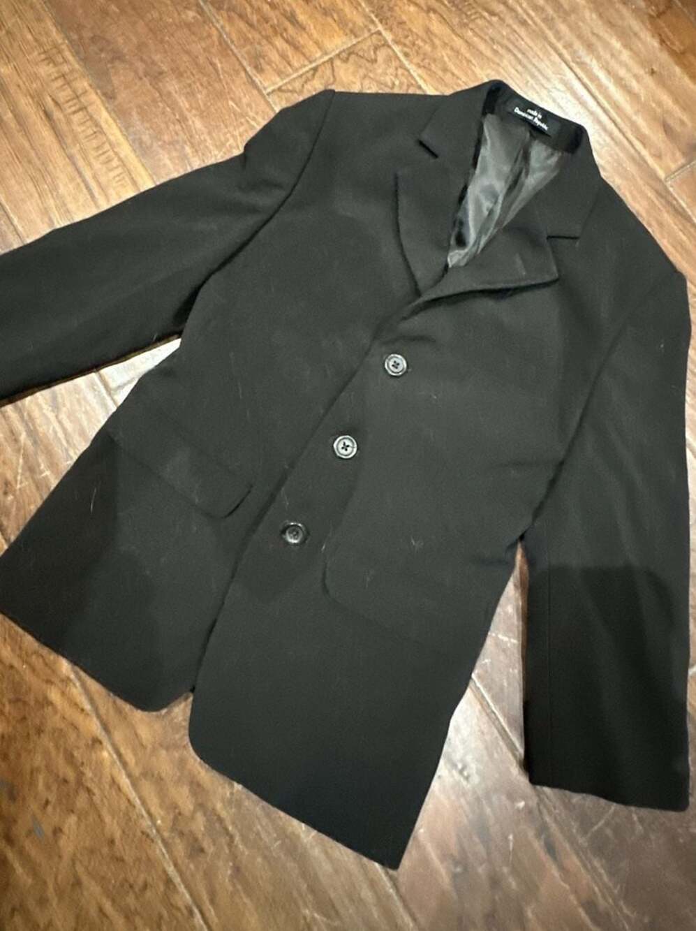 Calvin Klein Kids Boy Size 8 Black Two-Button Blazer